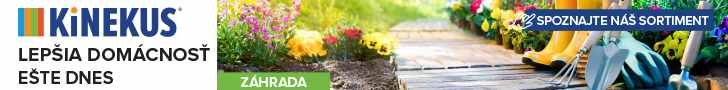 Kinekus.sk - 728x90 zahrada