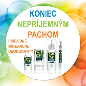 Prírodné minerál deodoranty - 